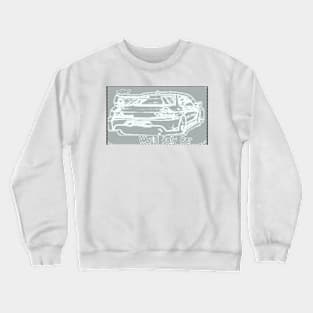 Rally Car wall art Crewneck Sweatshirt